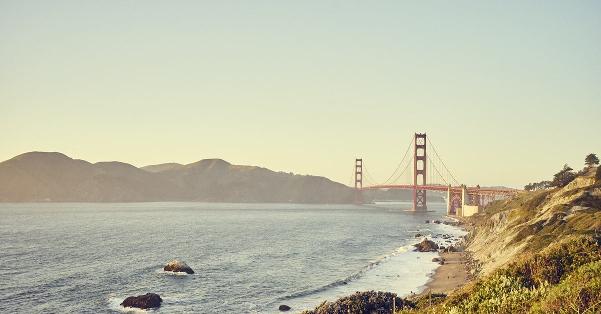 Golden Gate Bridge in San Francisco, California